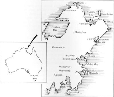 Yolngu homeland centres in NE Arnhemalnd